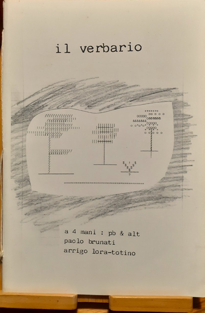 il verbario Poesia visiva-Tiratura limitata a copie 30 autografate.