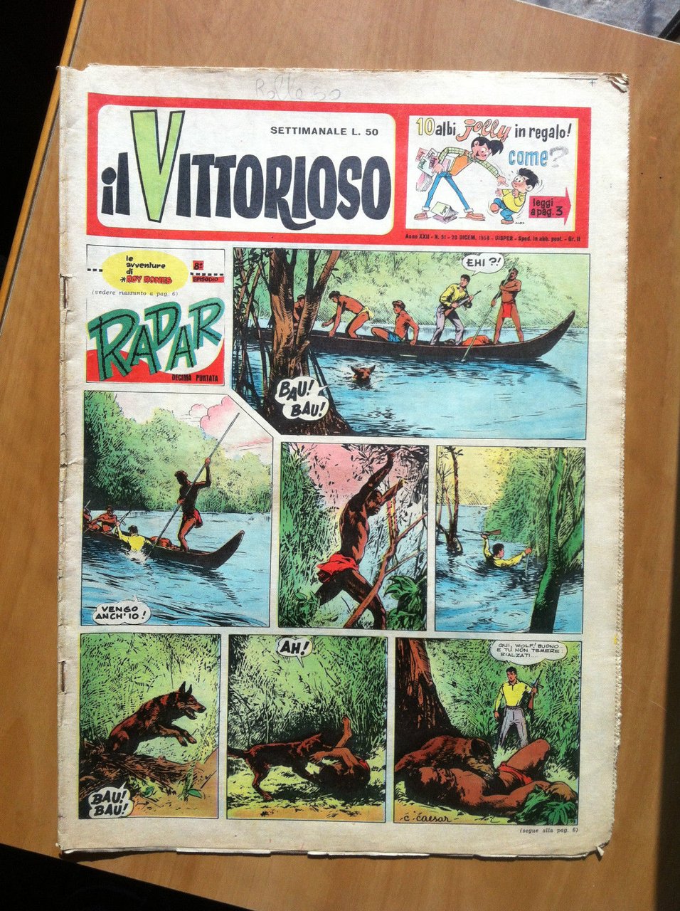 il Vittorioso settimanale Anno XXII n^ 51 - 20 Dicembre …