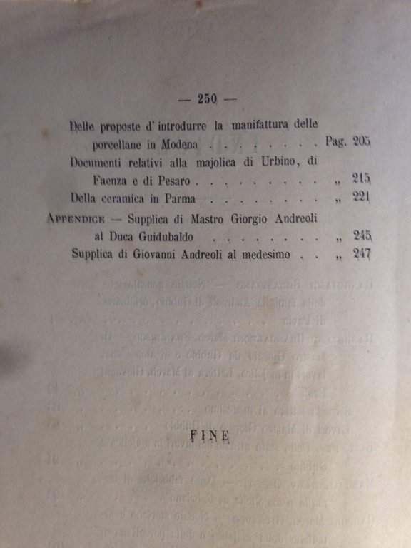 Istoria delle fabbriche di majoliche metaurensi e delle attinenti ad …