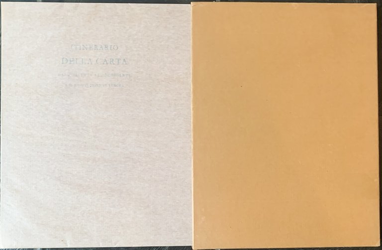 Itinerario della carta dall'Oriente all'Occidente e sua diffusione in Europa