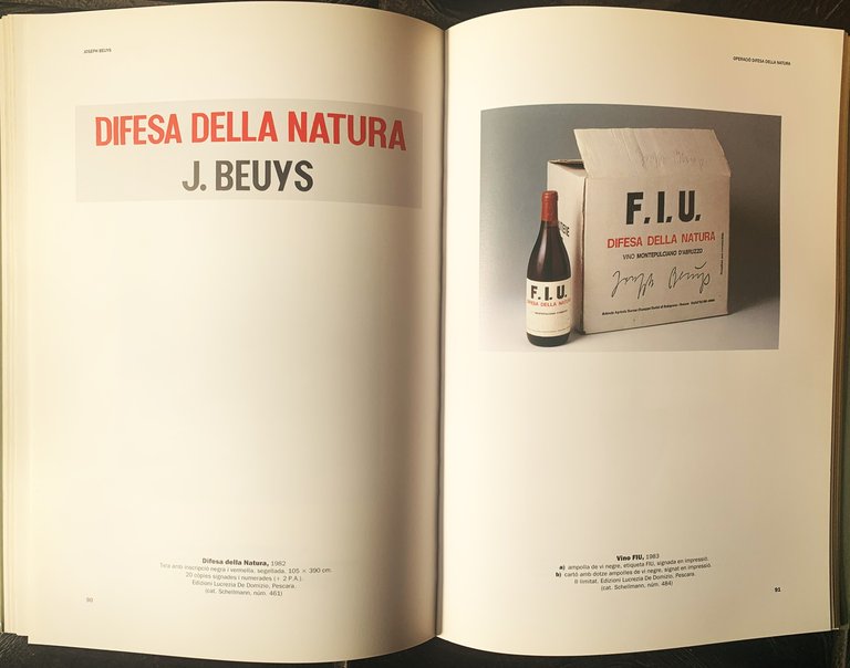 J. Beuys. Operació: difesa della natura