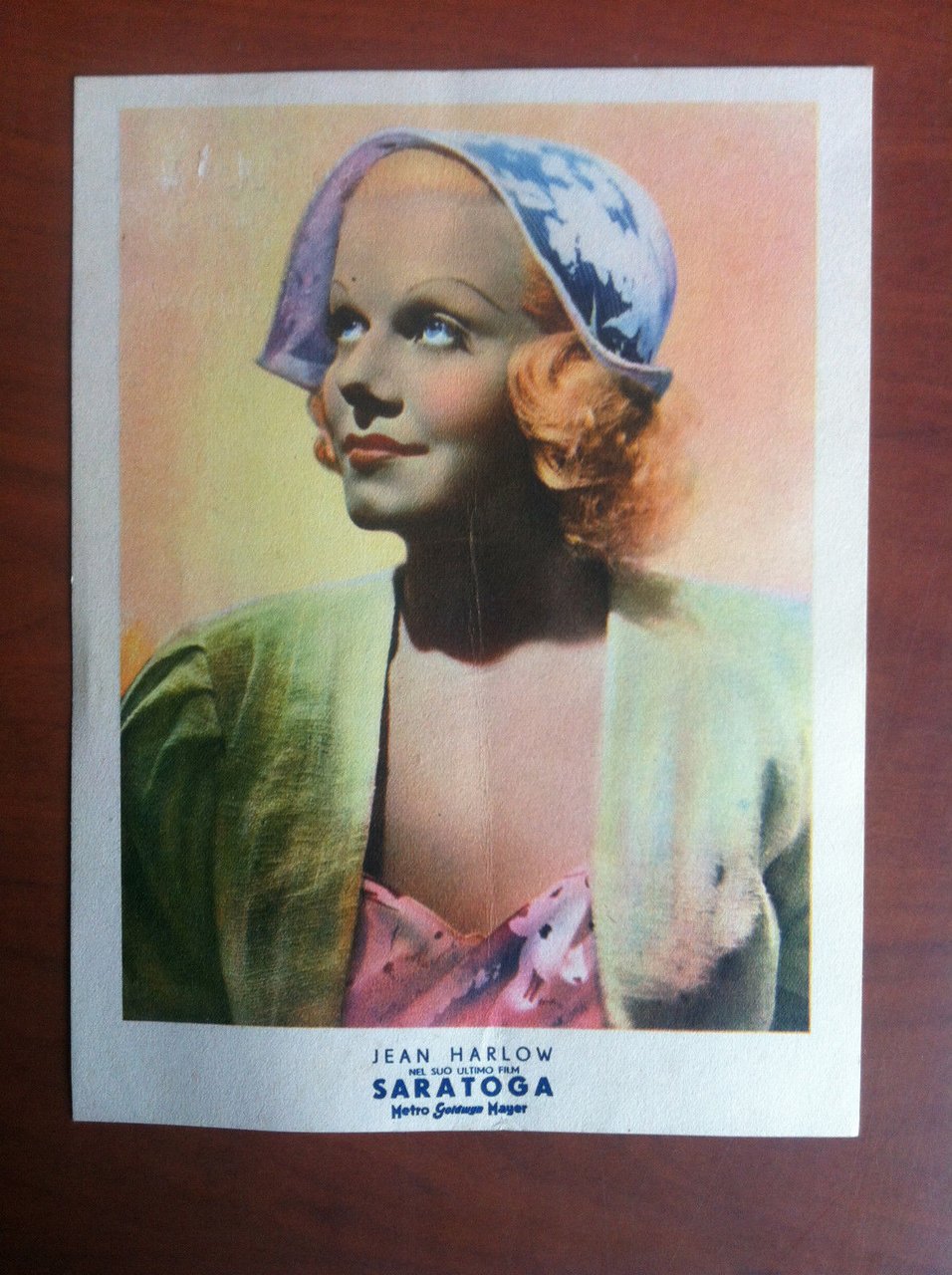 Jean Harlow in Saratoga ritratto con biografia - E12819