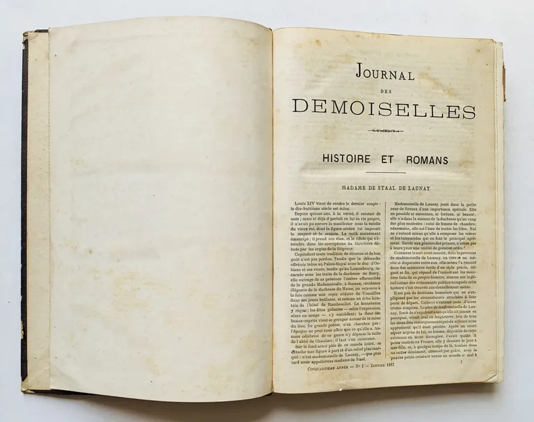 Journal des Demoiselles (Cinquantième annèe - Nn I-XII - Janvier-Decémbre …