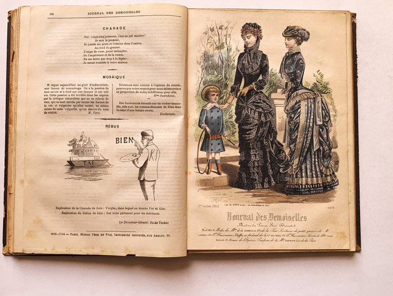 Journal des Demoiselles (Cinquantième annèe - Nn I-XII - Janvier-Decémbre … | Immagine Gallery 2