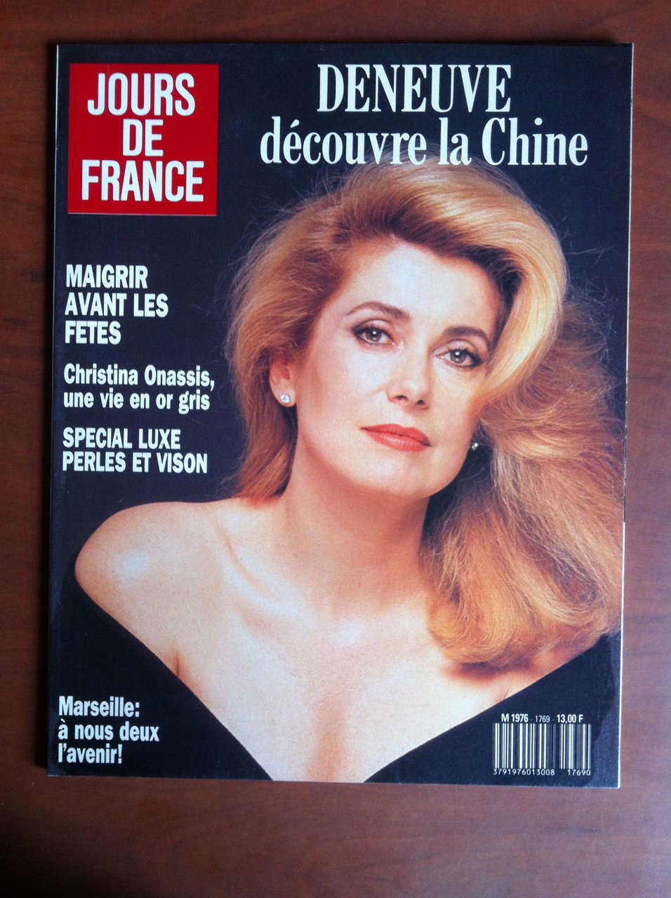 Jours de France n^ 1769 Novembre 1988 Couverture: Catherine Deneuve …