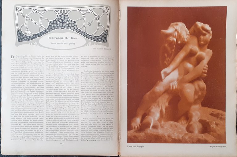 Jugend 1907 numero 47 speciale Auguste Rodin