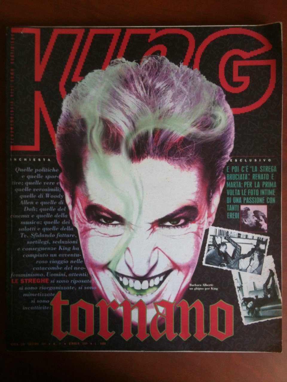 King N^ 11 Gennaio 1989 - Kg 0,739