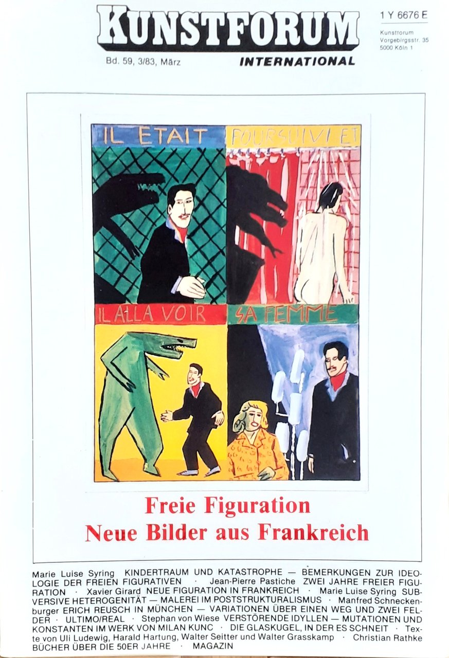 Kunstforum 59 marzo 1983 Freie Figuration E 6559