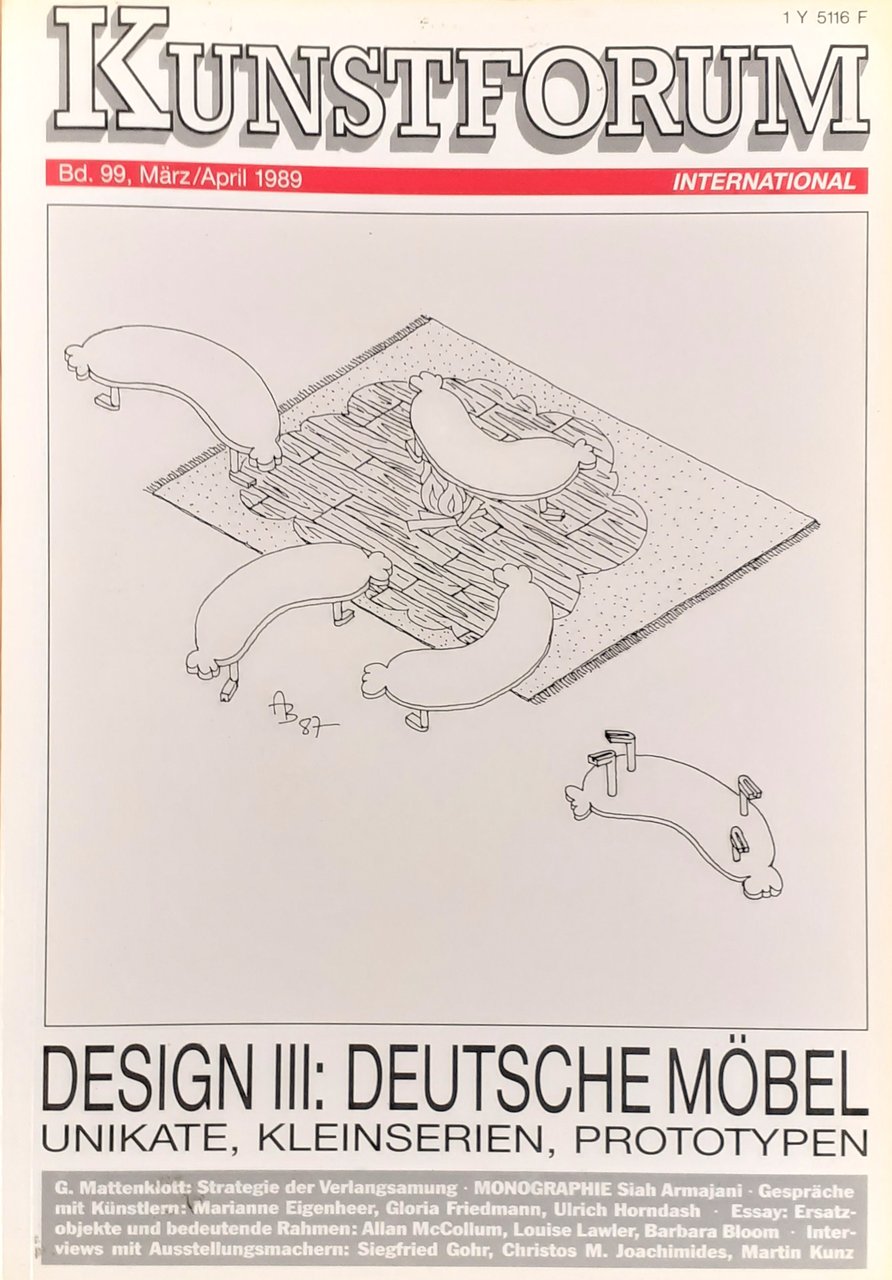 Kunstforum 99 marzo /aprile 1989 Design III: Deutsche Mobel E6439 | Immagine principale