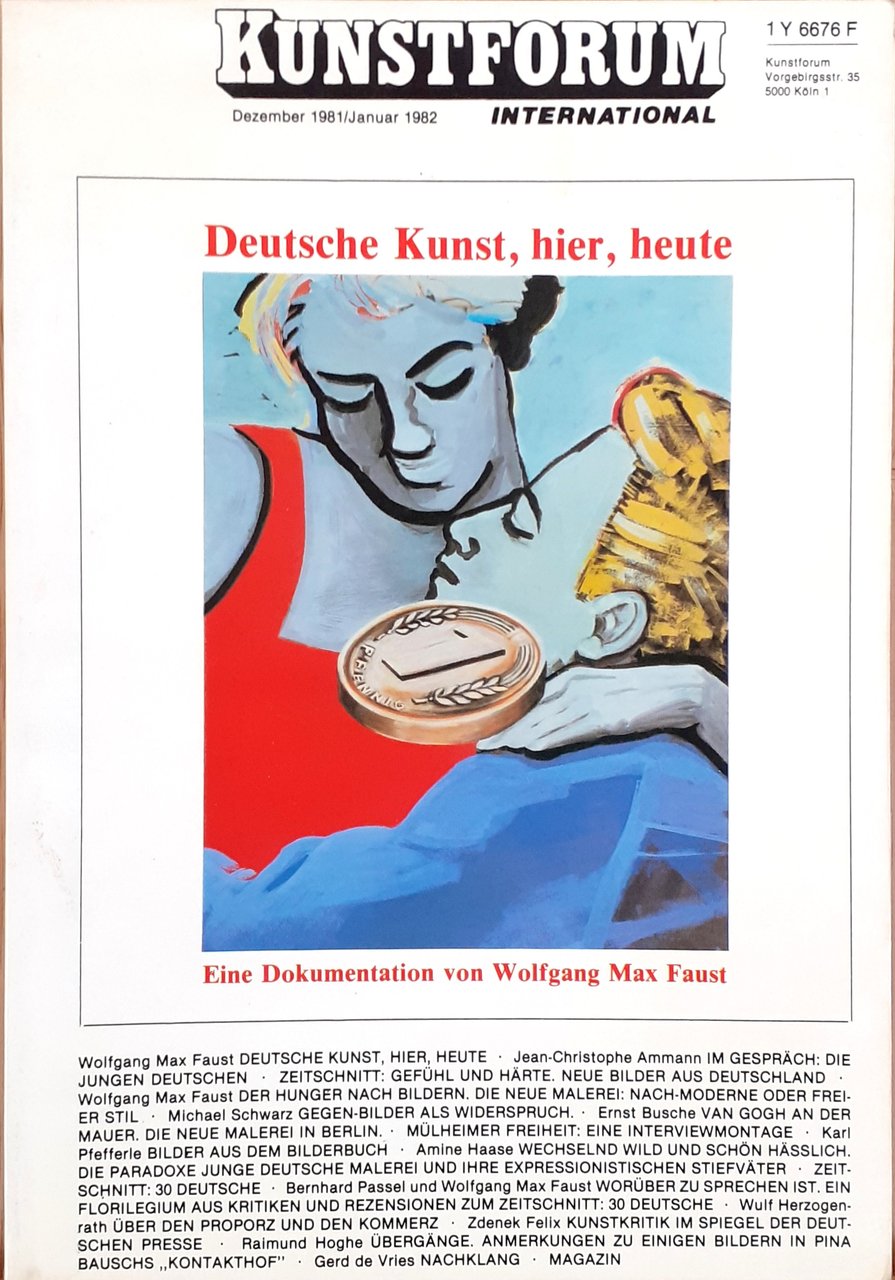 Kunstforum dicembre7gennaio 1981/82 Deutsche Kunst, hier, heute E 6633
