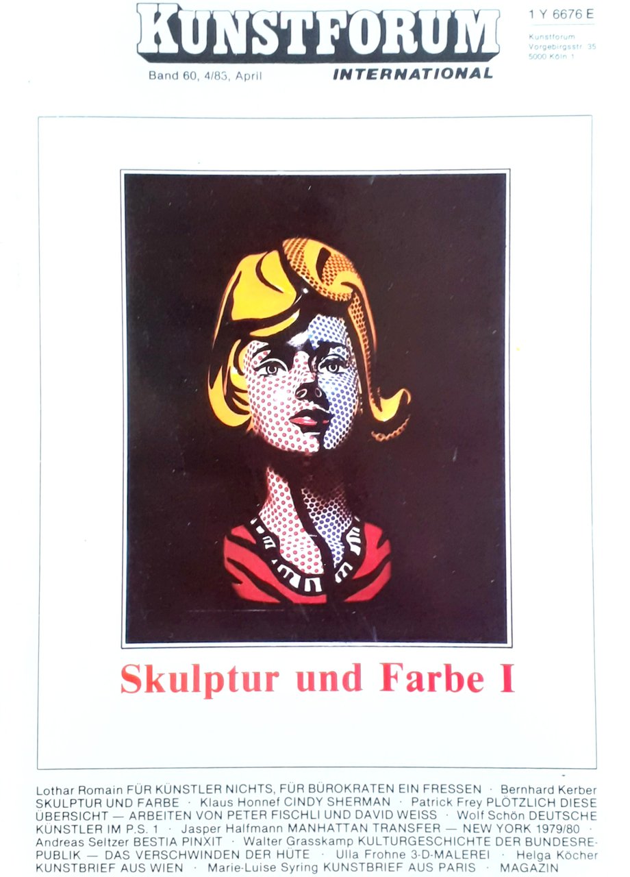 Kuntstforum 60 aprile 1983 Skulptur und Farbe I E6560