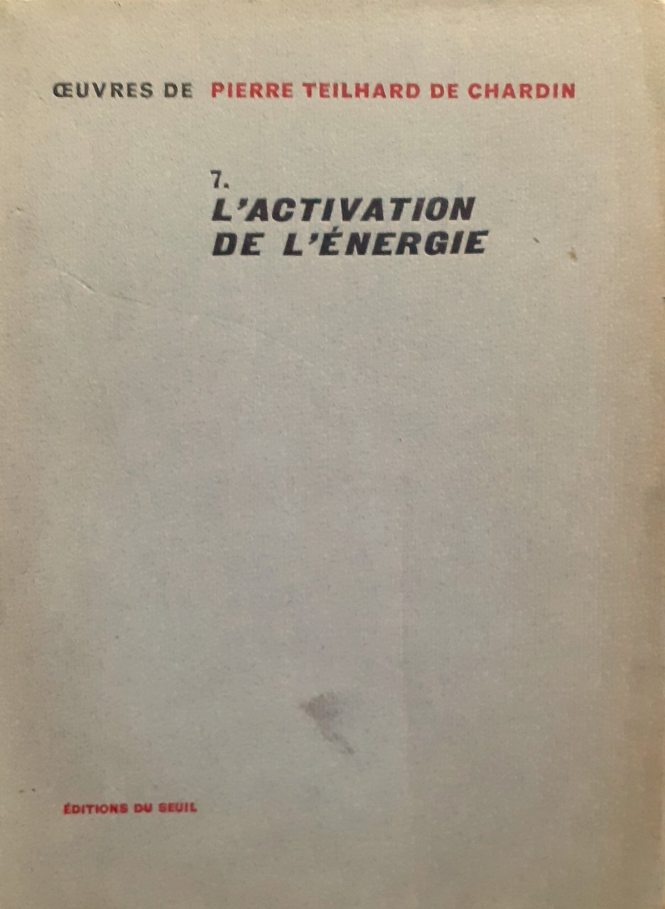 L'activation de l'énergie