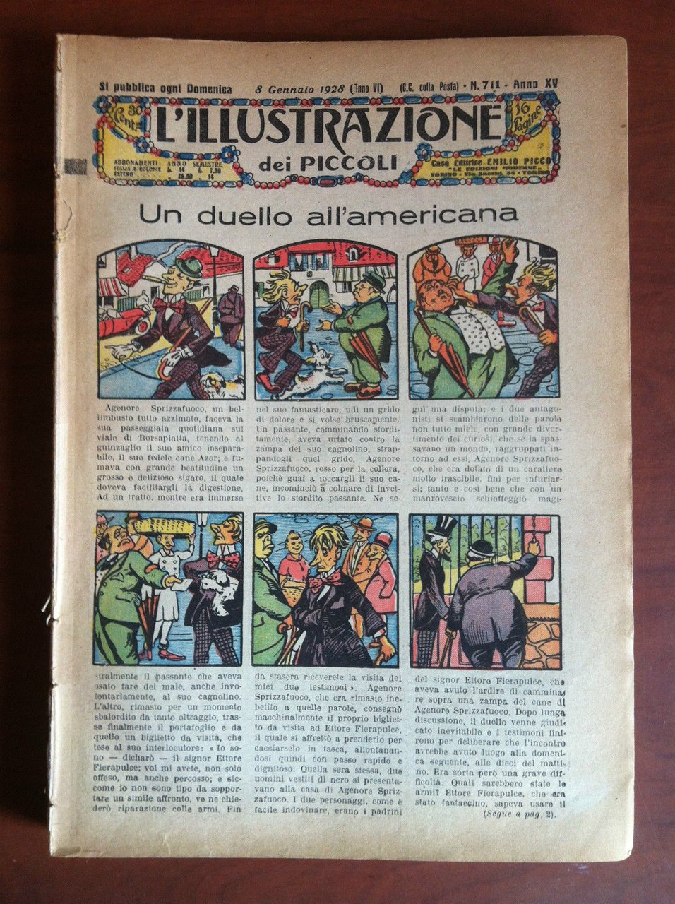 L'Illustrazione dei piccoli Anno XV n^ 711 8 Gennaio 1928 …