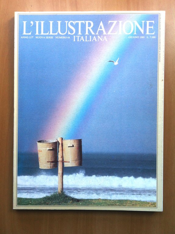 l'illustrazione Italiana Anno 117 n^ 64 Giugno 1989 Cover: Aus-Crhones - E14112