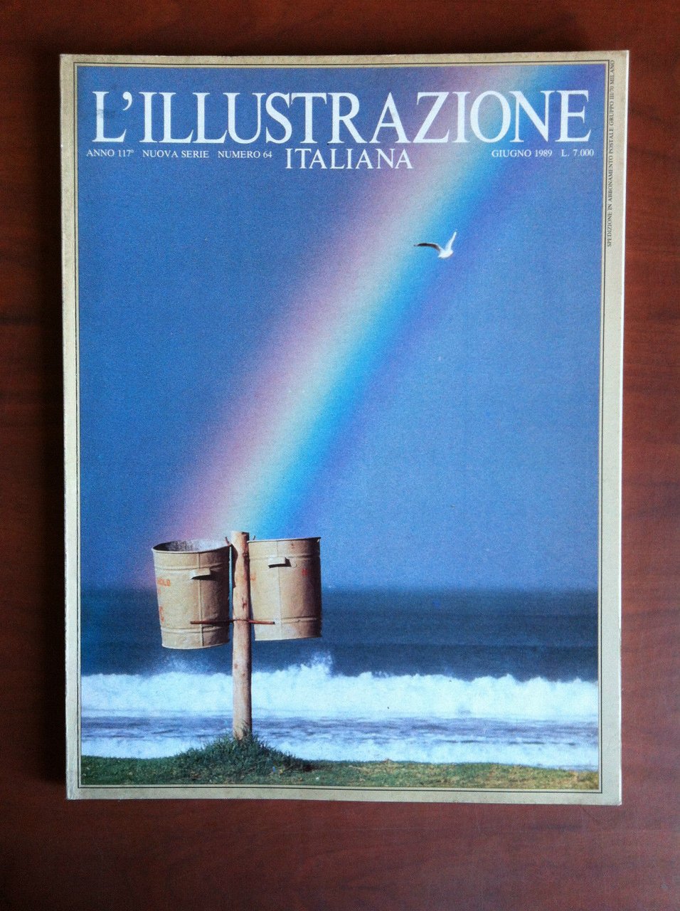 l'illustrazione Italiana Anno 117 n^ 64 Giugno 1989 Cover: Aus-Crhones …