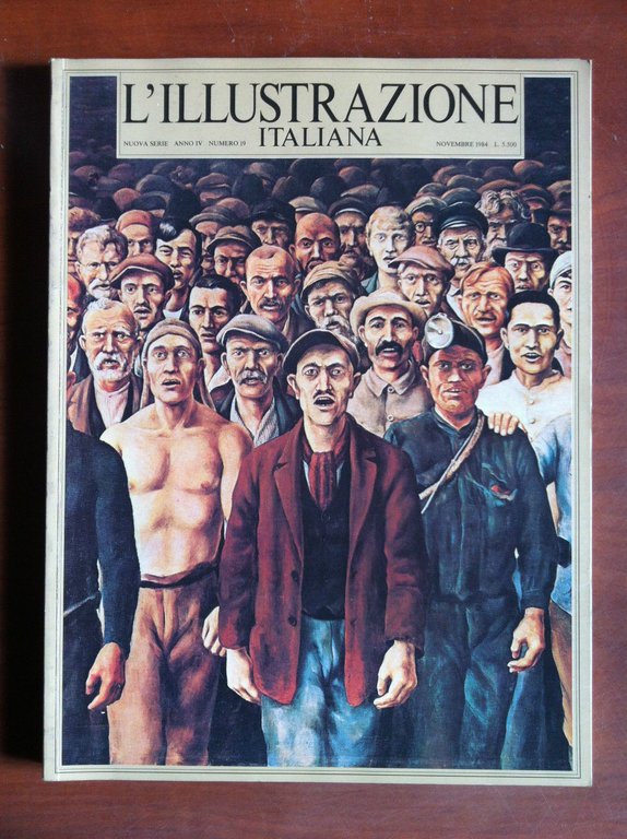 L'Illustrazione Italiana Anno IV n^ 19 Novembre 1984 Cover: Otto Griebel
