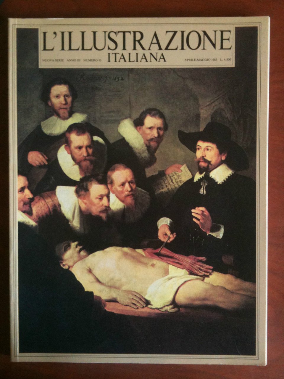 L'Illustrazione Italiana n^ Aprile/Maggio 1983 Cover: Rembrandt - E8782