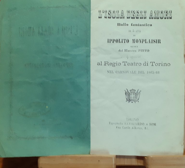 L'isola degli amori Ballo fantastico di Ippolito Monplaisir Teatro Regio …