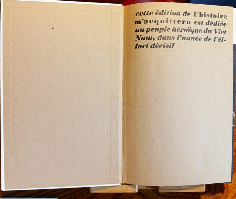 Fidel Castro l'histoire m'acquitterà edizione speciale Viet Nam