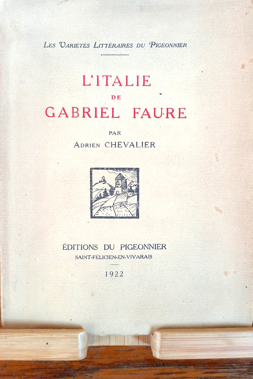 L'Italie de Gabriel Faure