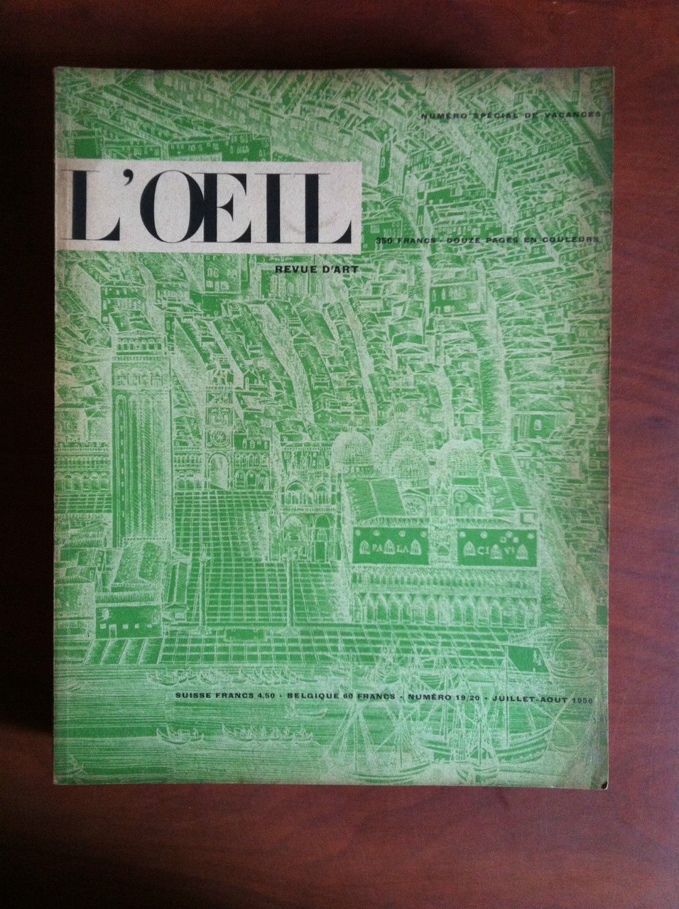 L'Oeil revue d'art n^ 19/20 Juillet/Aout 1956 Cover: Jacopo d' …