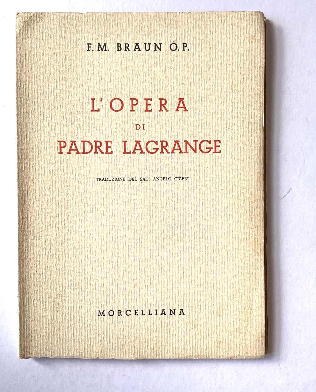 L'opera di Padre Lagrange | Immagine principale