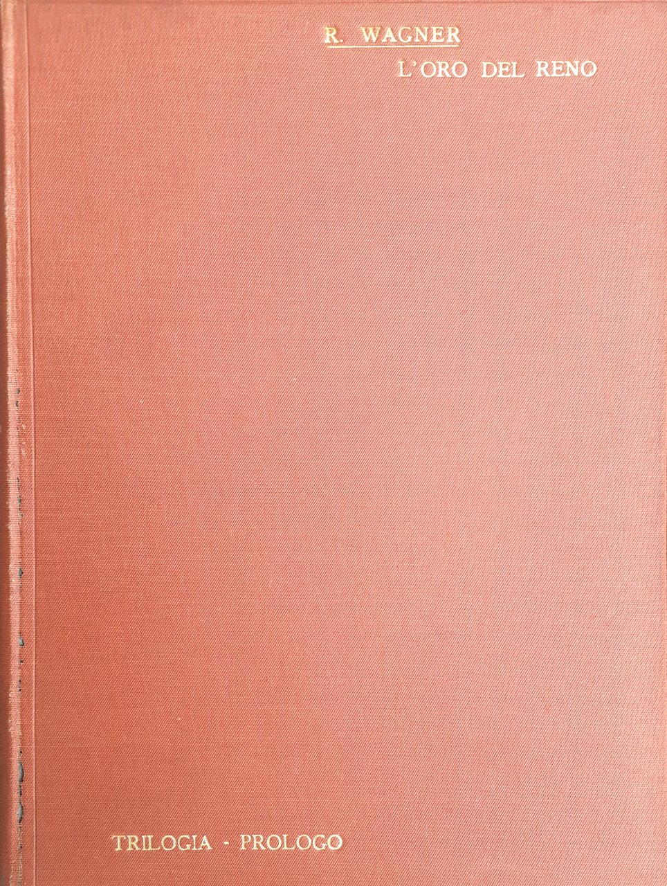 L'oro del Reno opera completa canto e pianoforte Ricordi 1911 | Immagine principale