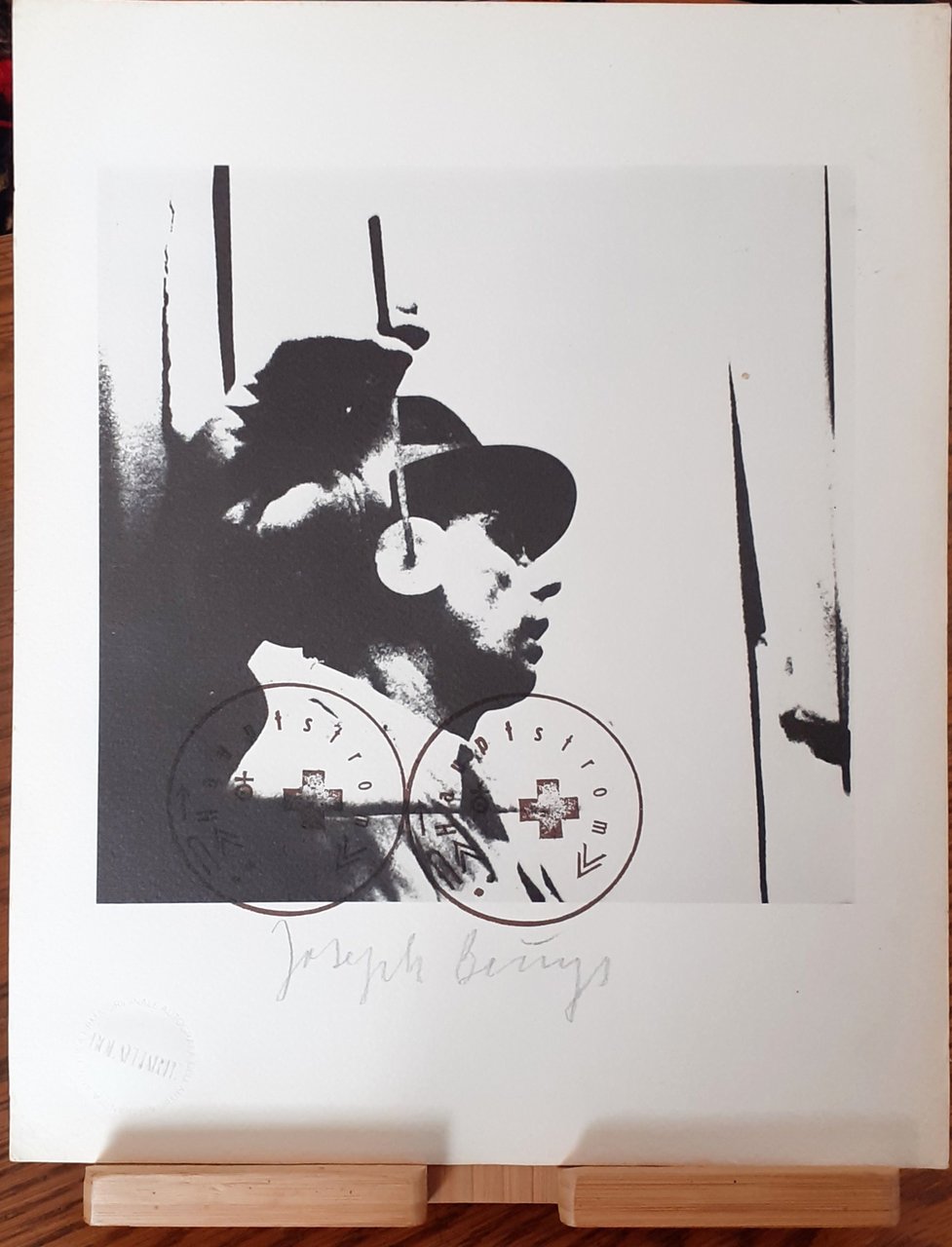 I cinque sensi l'udito fotolitografia firmata da Joseph Beùys esemplare …