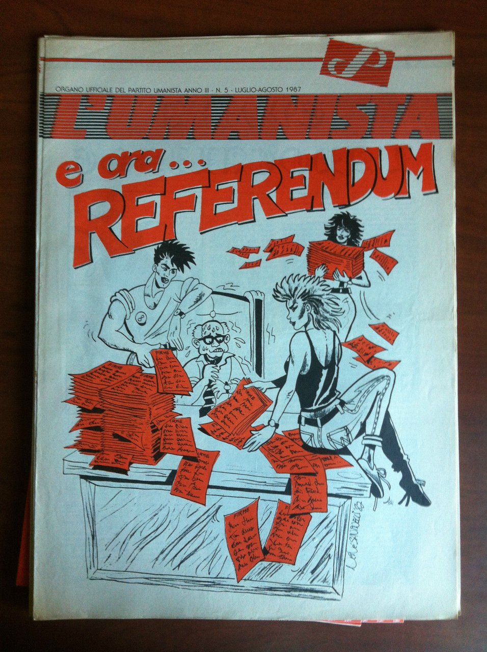 L' Umanista Anno III n^ 5 Luglio/Agosto 1987 - E11043