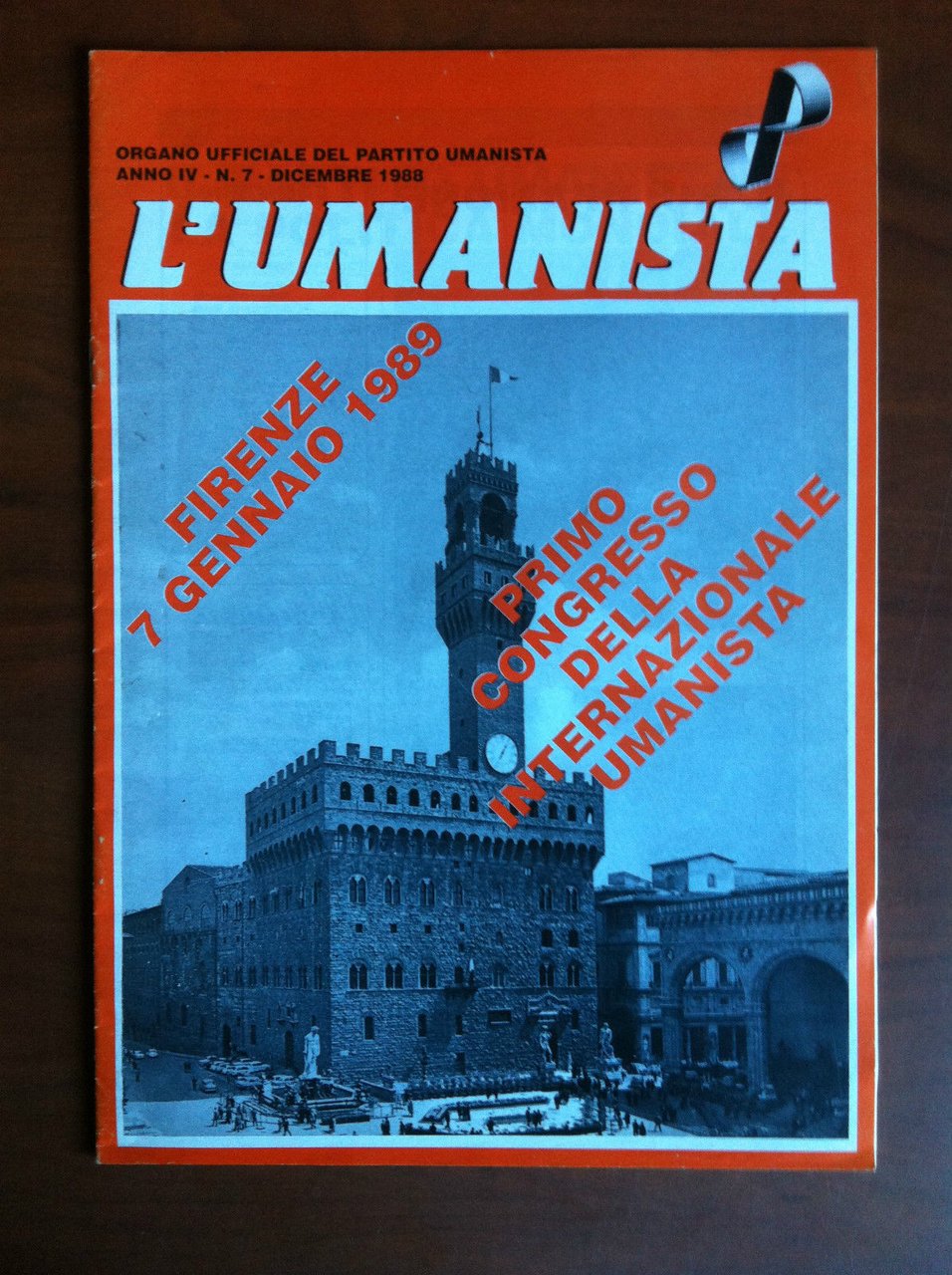 L' Umanista Anno IV n^ 7 Dicembre 1988 - E11054
