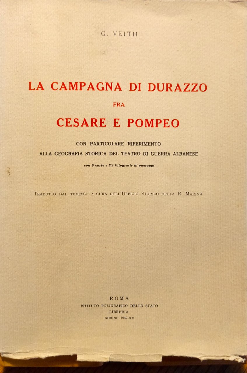 La Campagna di Durazzo fra Cesare e Pompeo con particolare … | Immagine principale