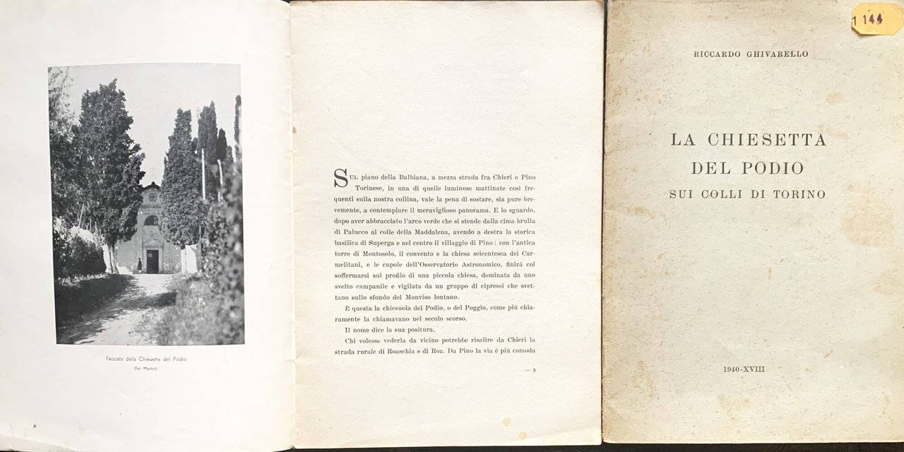 La Chiesetta del Podio sui colli di Torino
