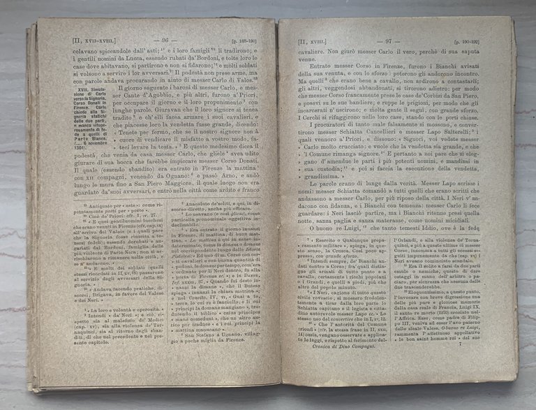 La Cronica di Dino Compagni delle cose occorrenti ne' tempi …