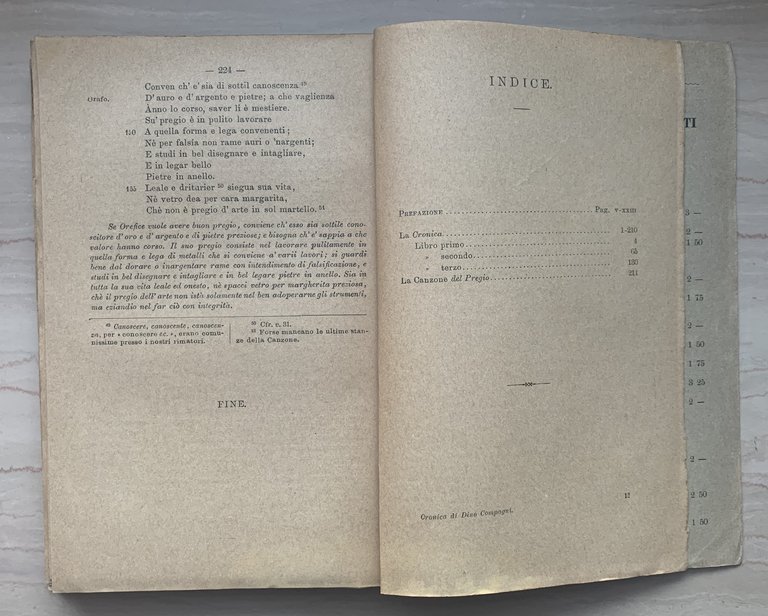 La Cronica di Dino Compagni delle cose occorrenti ne' tempi …