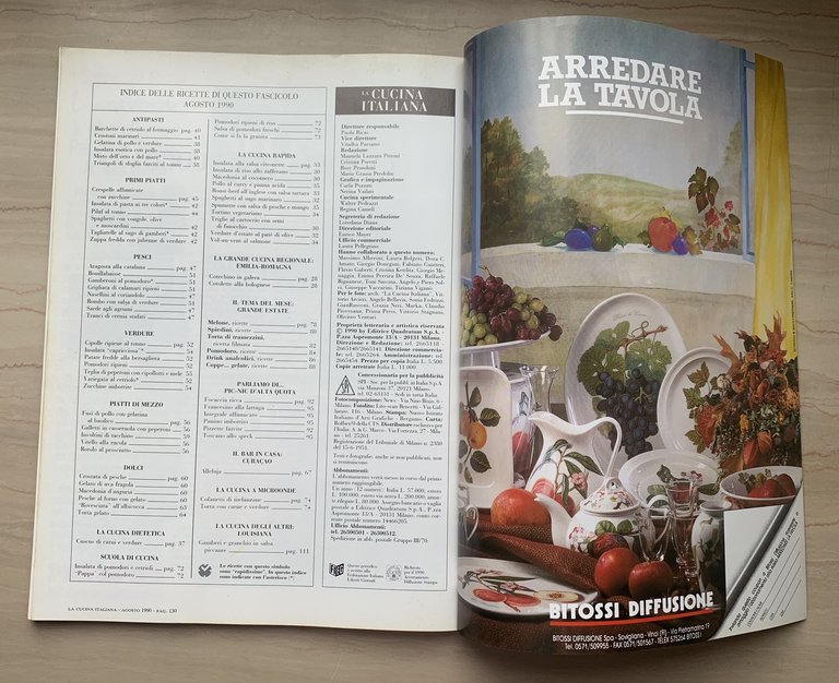 LA CUCINA ITALIANA: Dal 1929 il mensile di gastronomia con …