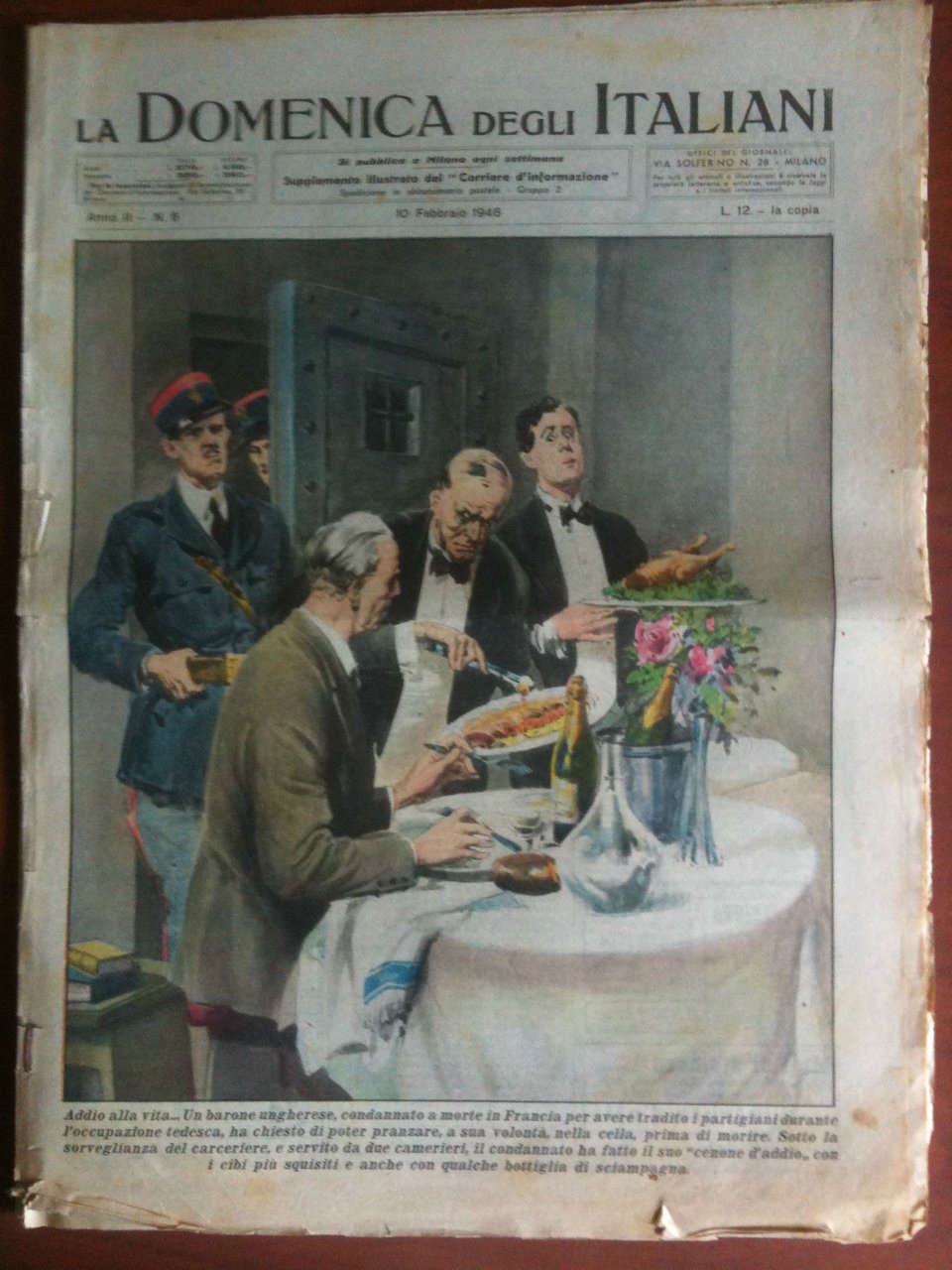 La Domenica degli Italiani ex Domenica del Corriere Anno II …