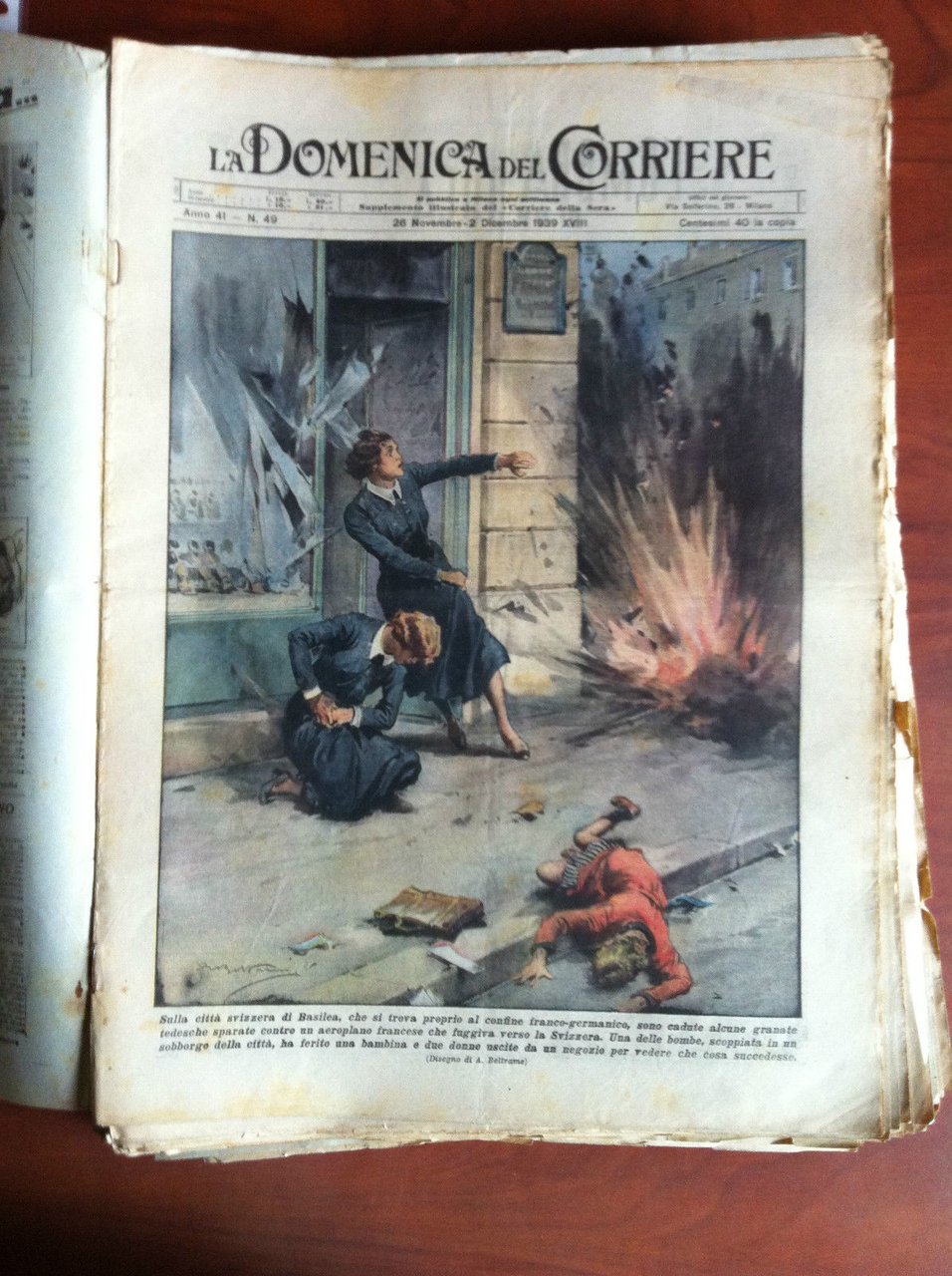 La Domenica del Corriere Anno 41 n^ 49 / 26 …