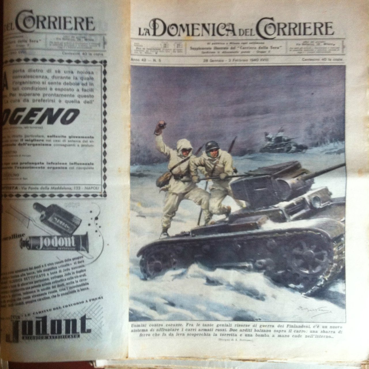 La Domenica del Corriere Anno 42 n^ 5 -28 Gennaio/ …