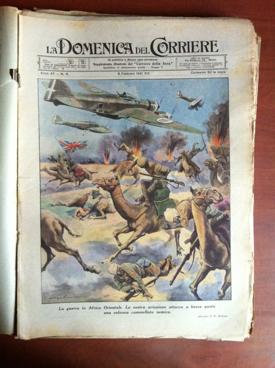 La Domenica del Corriere Anno 43 n^ 6 / 9 …