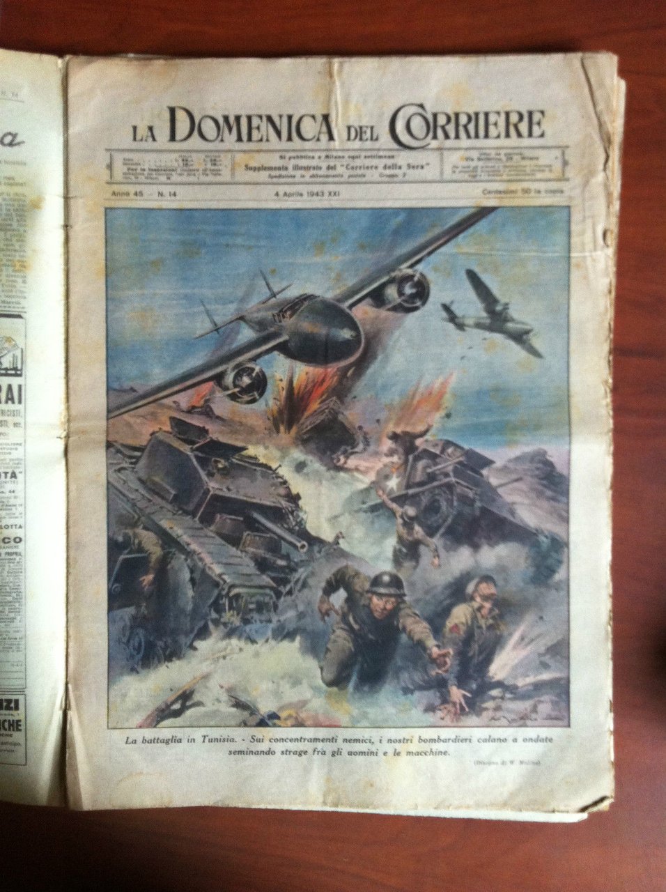 La Domenica del Corriere Anno 45 n^ 14 / 4 …