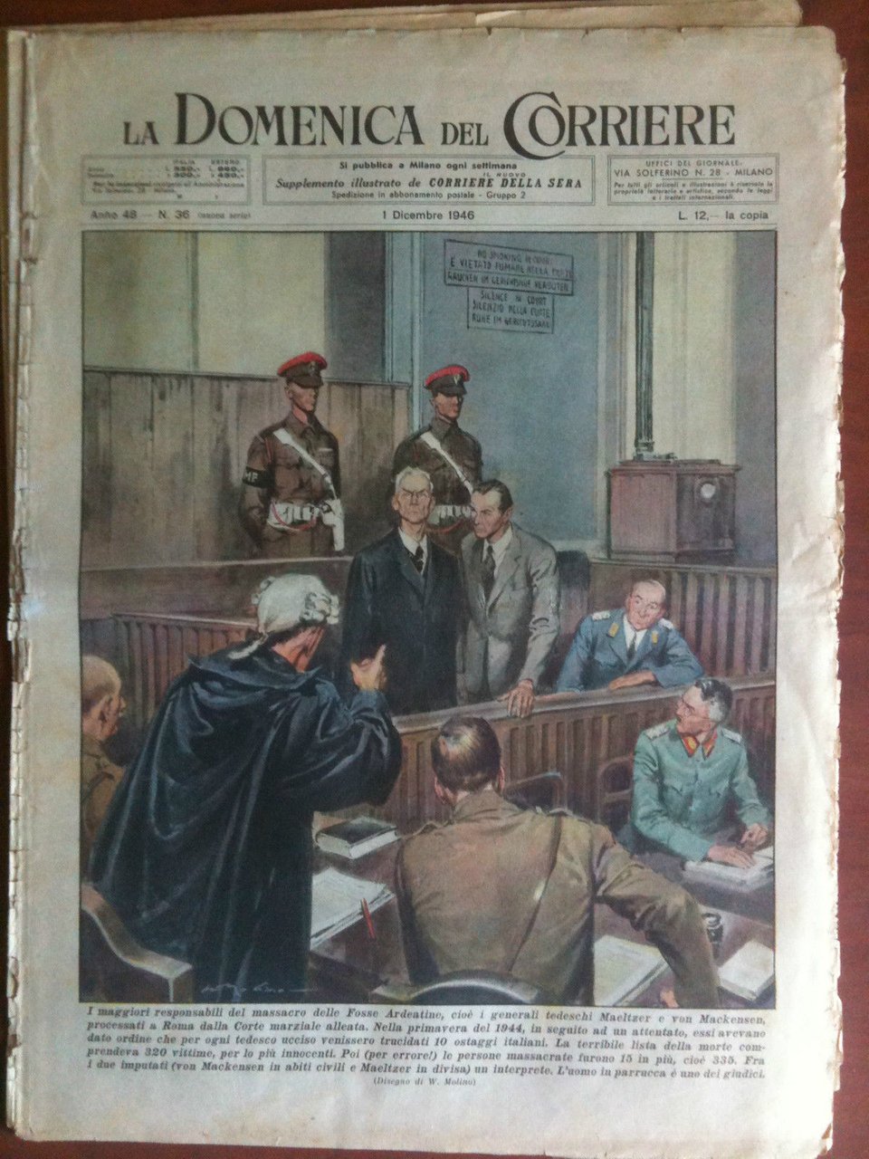 La Domenica del Corriere Anno 48 n^ 36 / 1 …