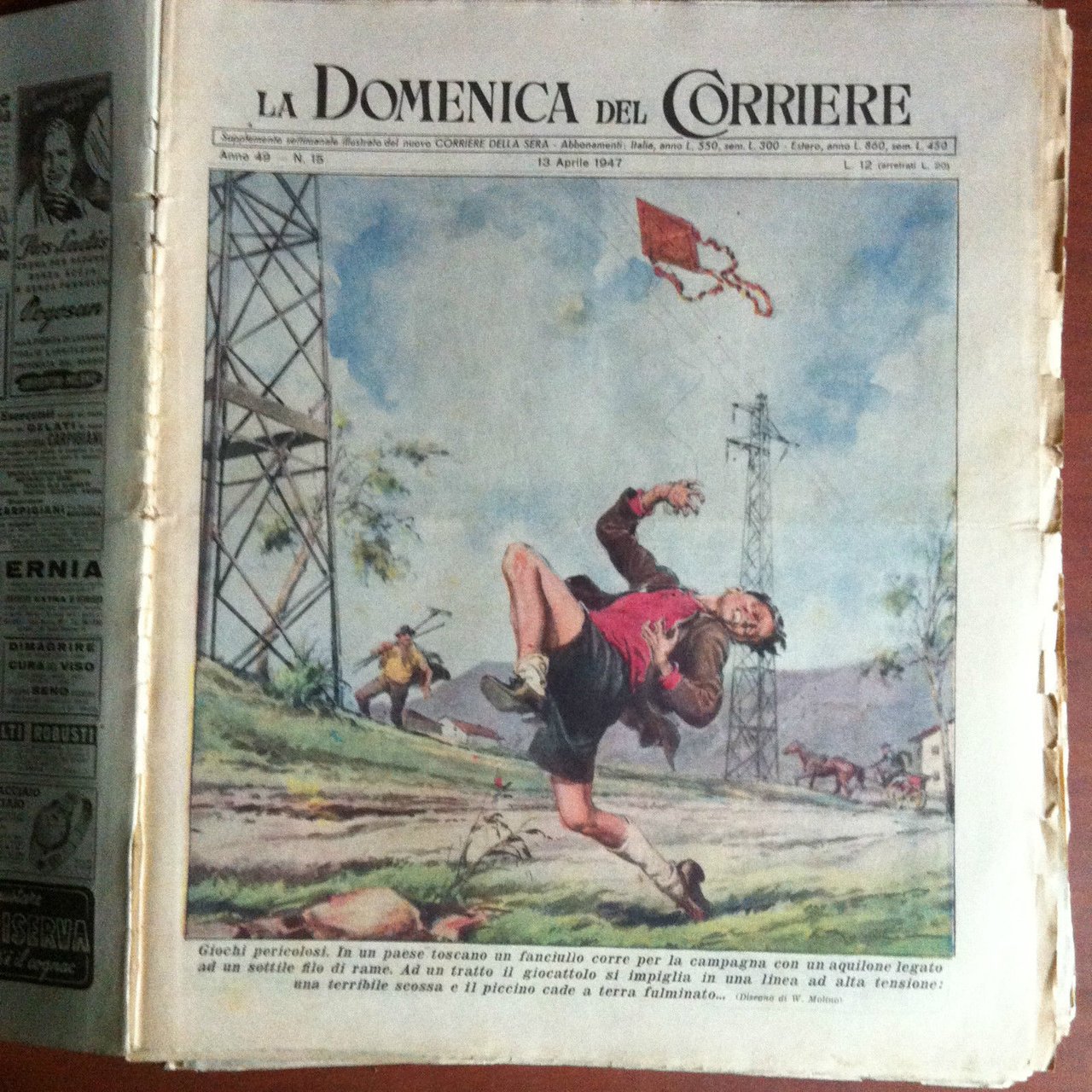 La Domenica del Corriere Anno 49 n^ 15 / 13 …
