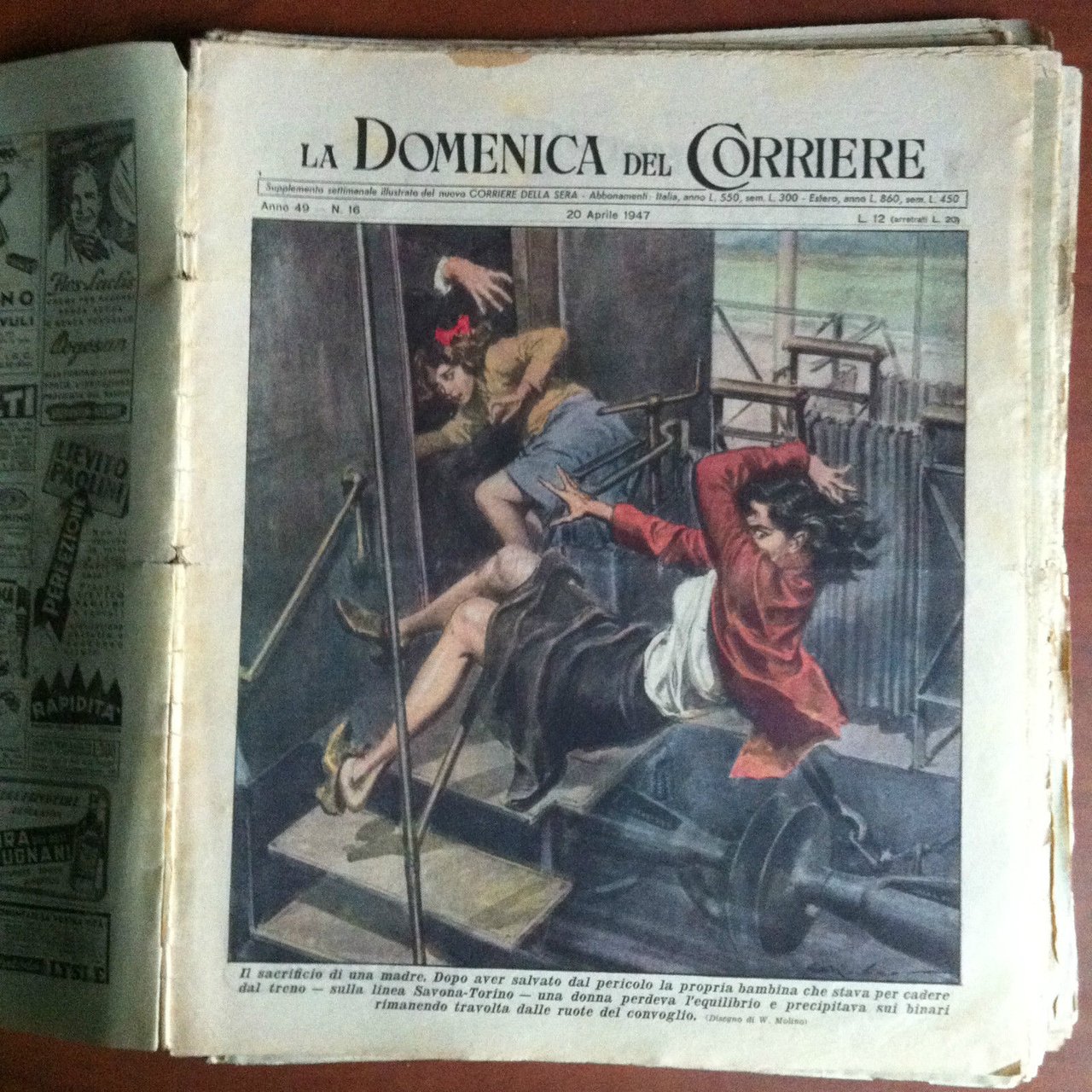 La Domenica del Corriere Anno 49 n^ 16 / 20 …