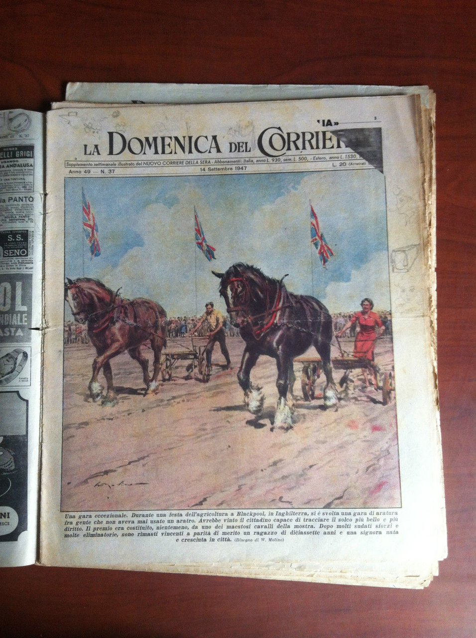 La Domenica del Corriere Anno 49 n^ 37 - 14 … | Immagine principale