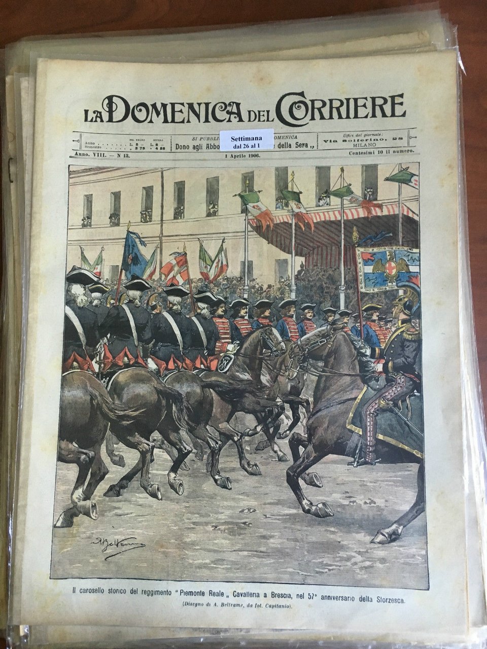 La Domenica del Corriere Anno VIII n^ 13 - 1^ …