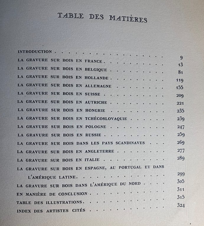La gravure sur bois moderne de l'Occident