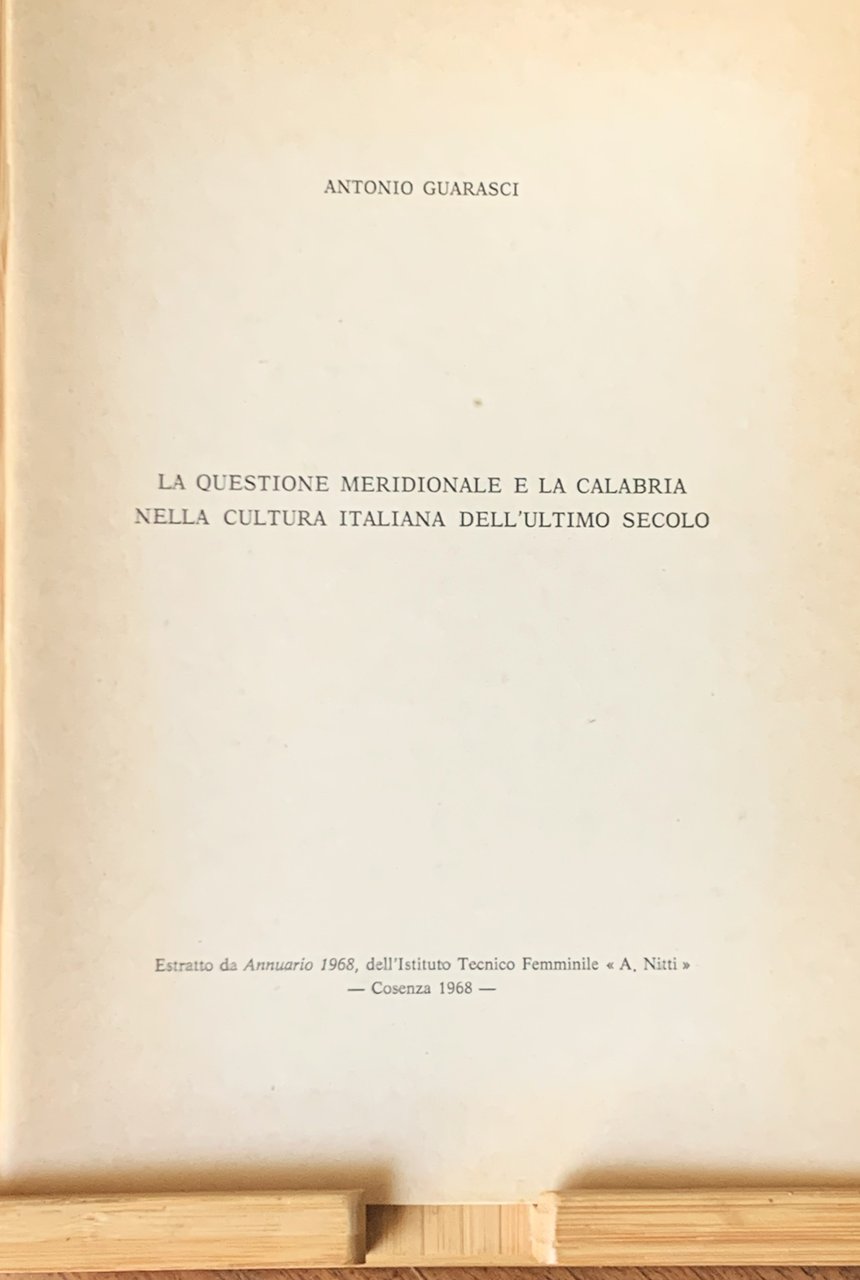 La questone meridionale e la Calabria | Immagine principale