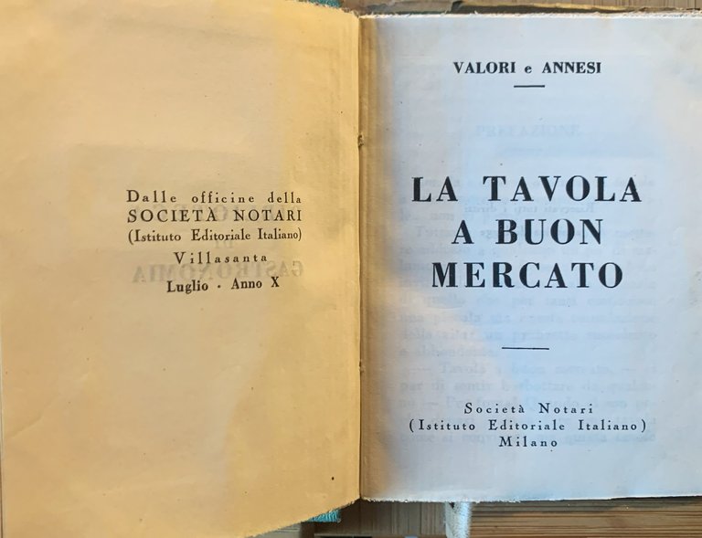 La tavola a buon mercato