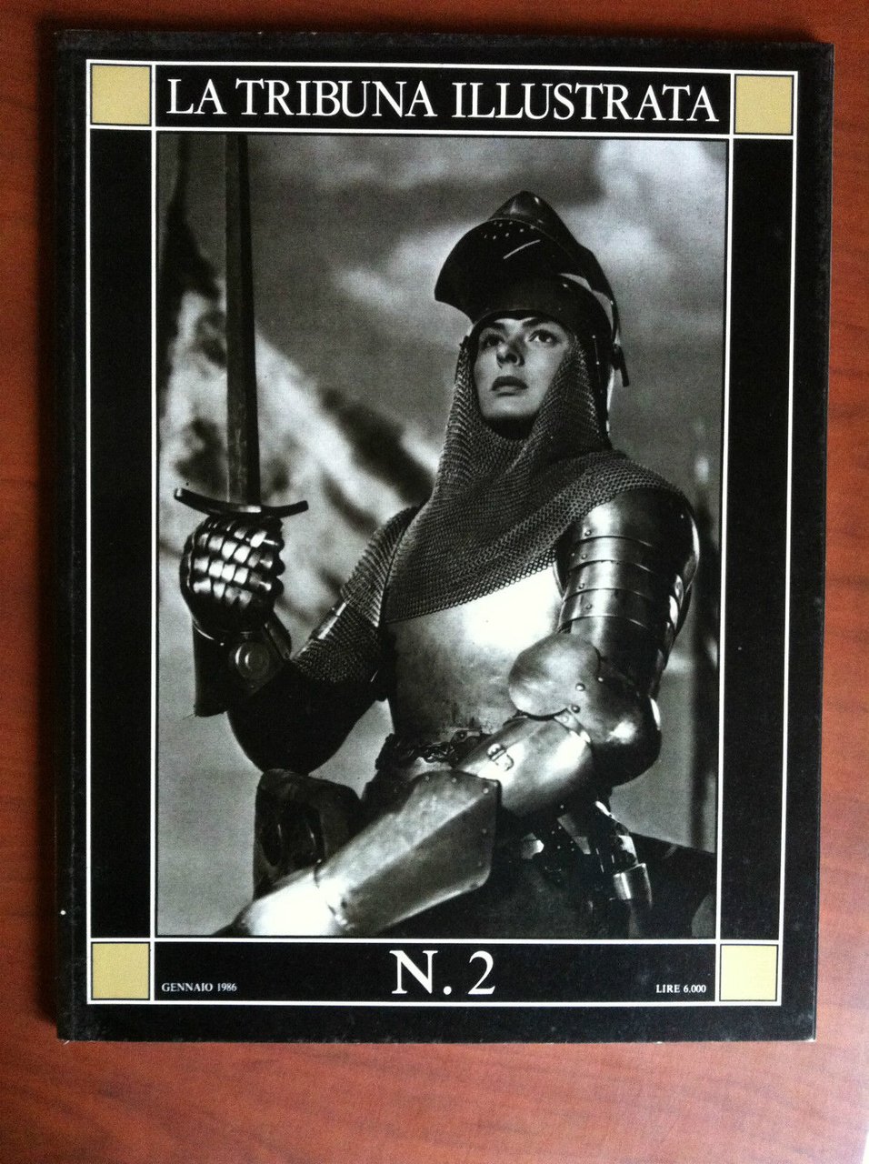 La Tribuna Illustrata n^ 2 Gennaio 1986 Cover: Ingrid Bergman …