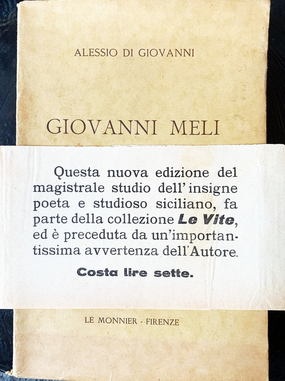La vita e l'opera di Giovanni Meli